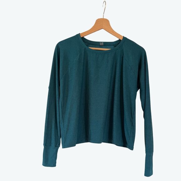 Beyond Yoga - Daydreamer Pullover Shirt - Majestic Blue Heather - XS - Picture 2 of 5